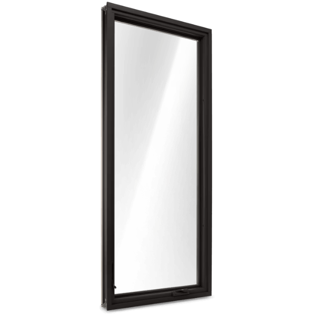 Acclaim casement window with black frame